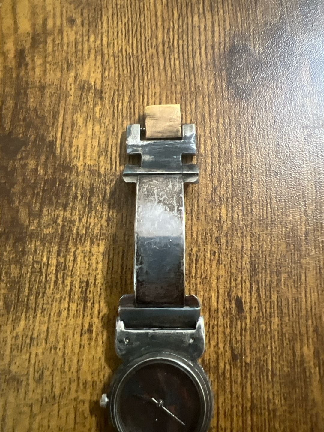 Watchcraft by Eduardo Milieris Handcrafted Industrial Distressed Metal Watch