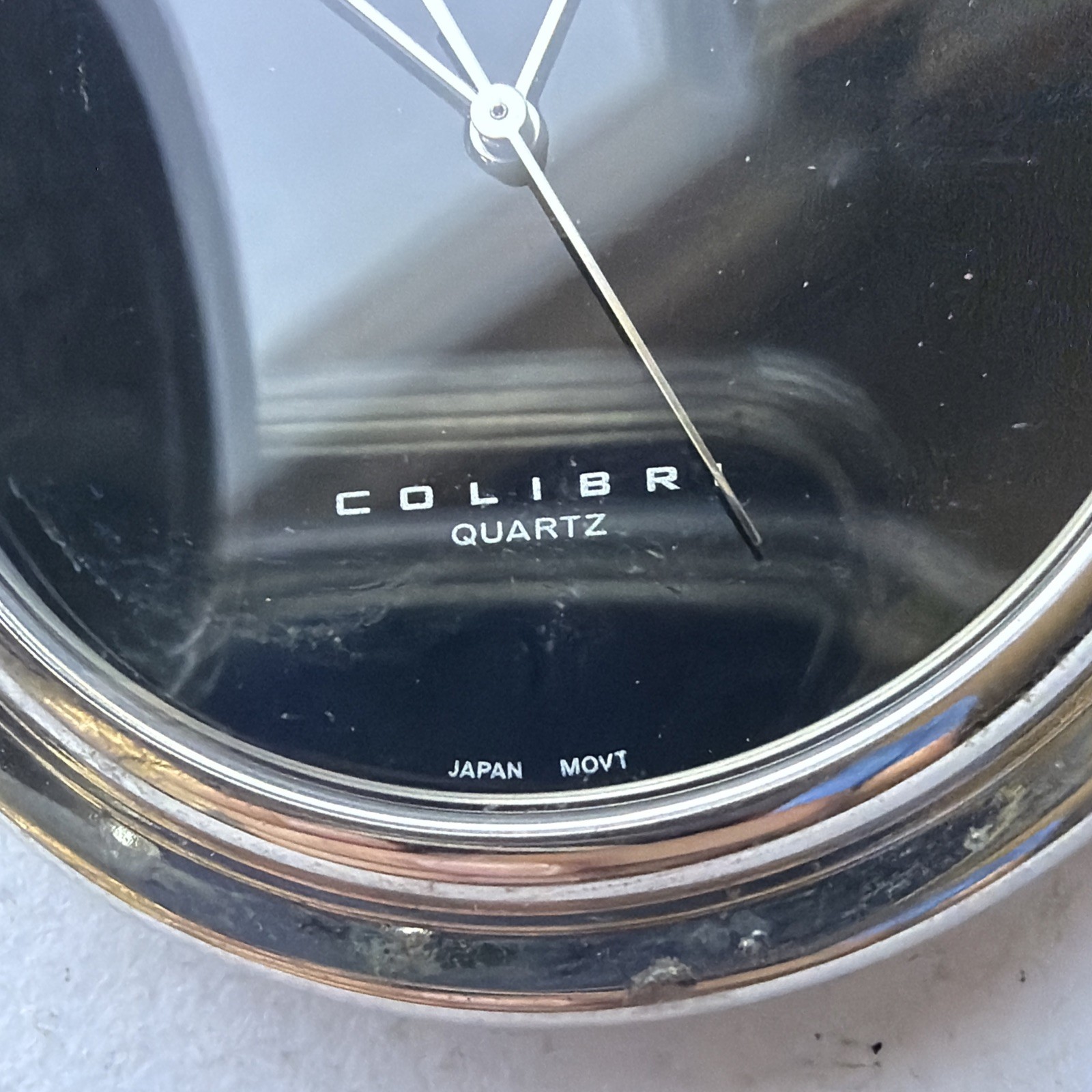 AY54 Colibri Quartz Pocket Watch SulverTone Arabic Numerals Polished New Battery