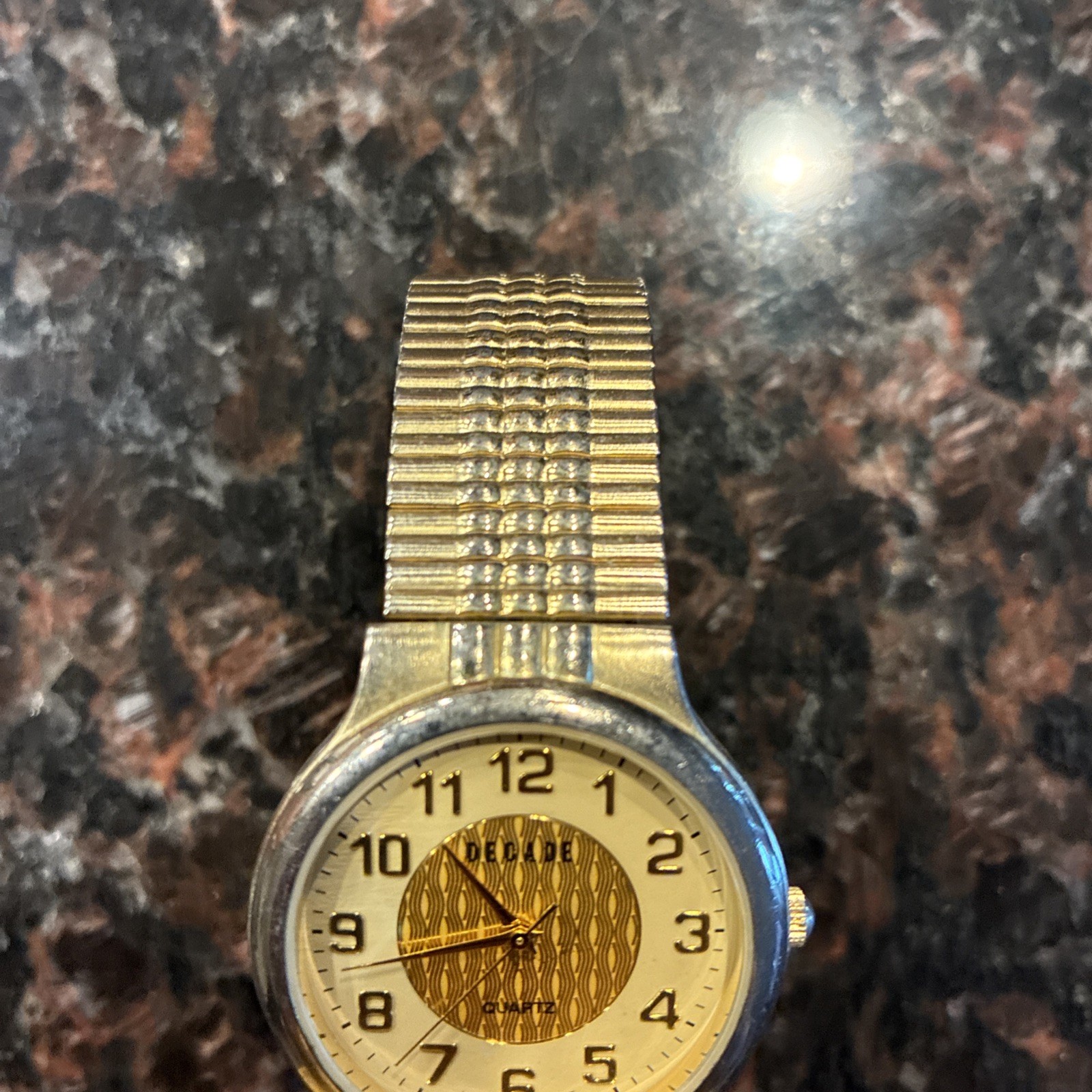 Men’s Decade 3990 Watch With Black Band UnTested