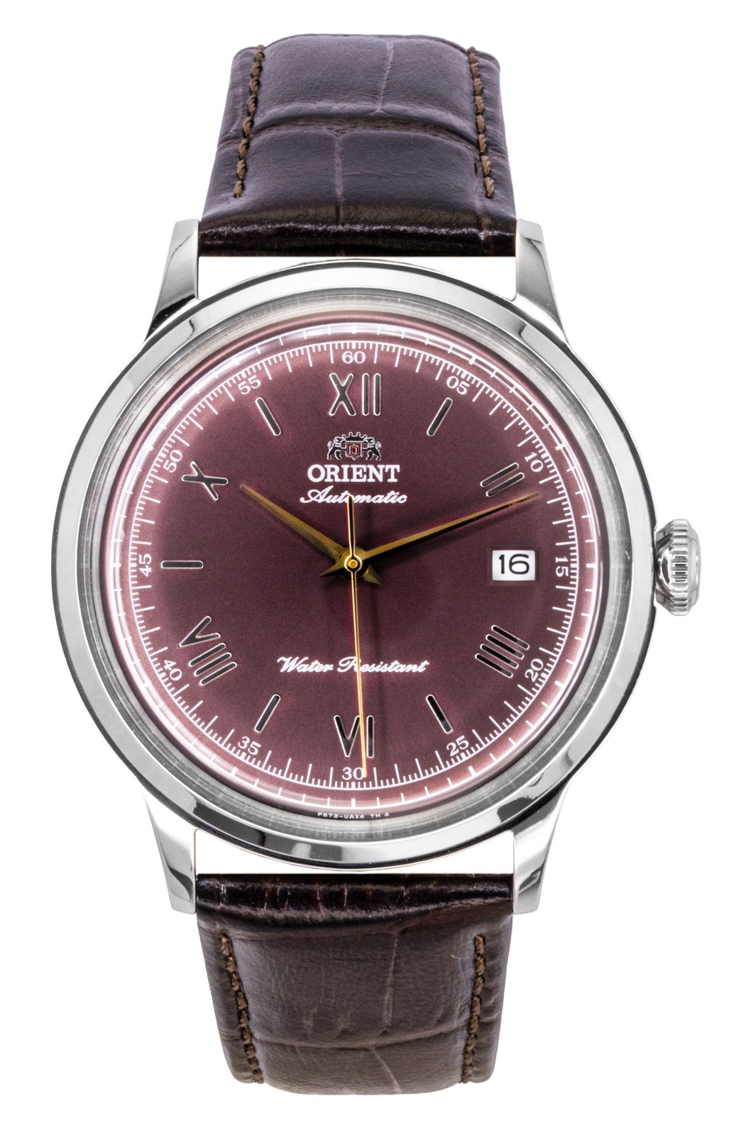Orient Classic Leather Strap Bordeaux Dial Automatic RA-AC0026R Men’s Watch