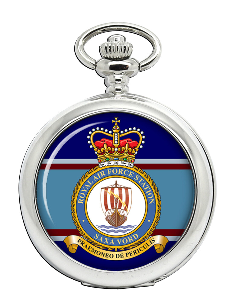 RAF Station Saxa Vord Pocket Watch