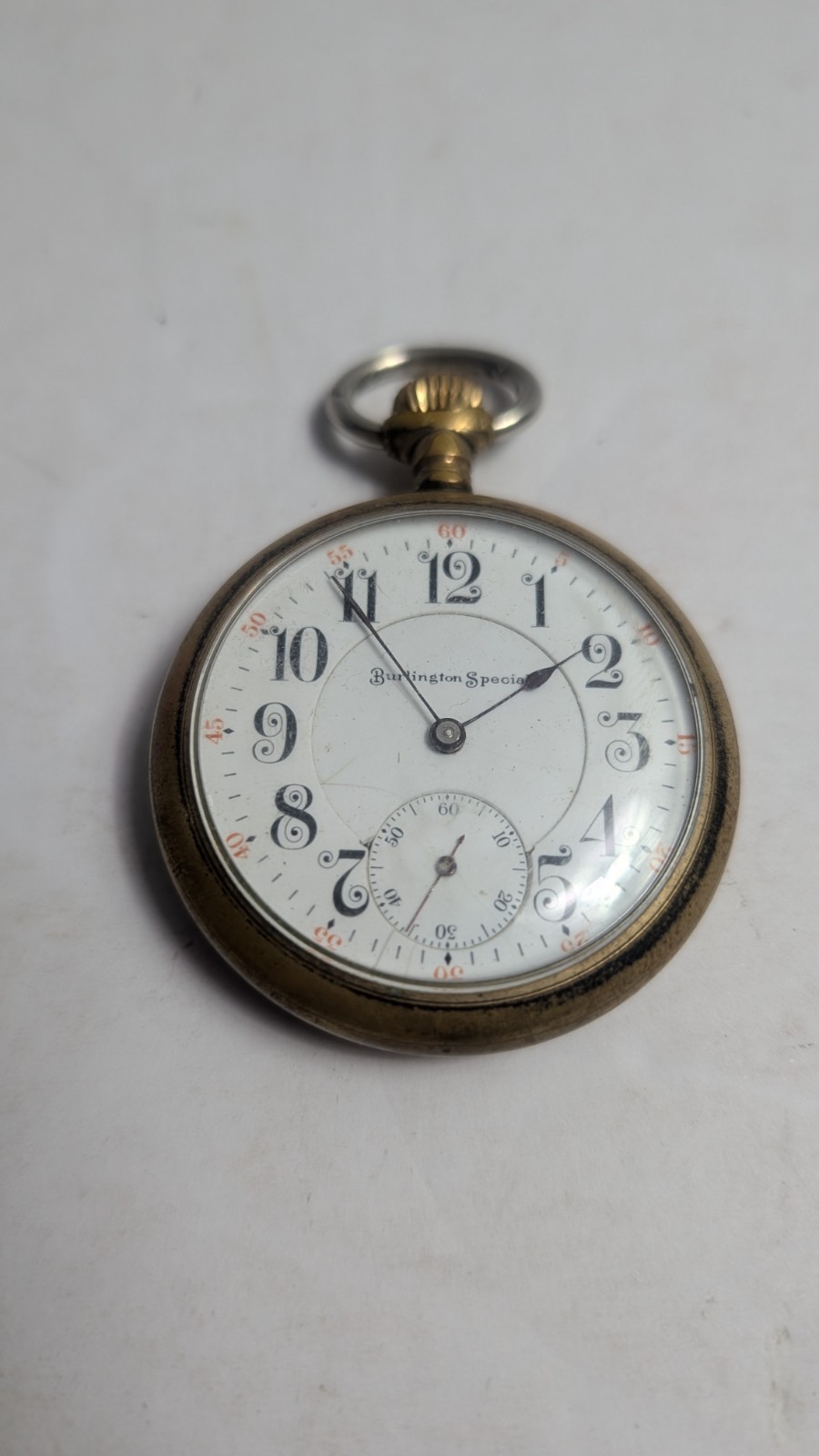 Antique Burlington Special Open Face Pocket Watch – 21 Jewels – Gold Filled…