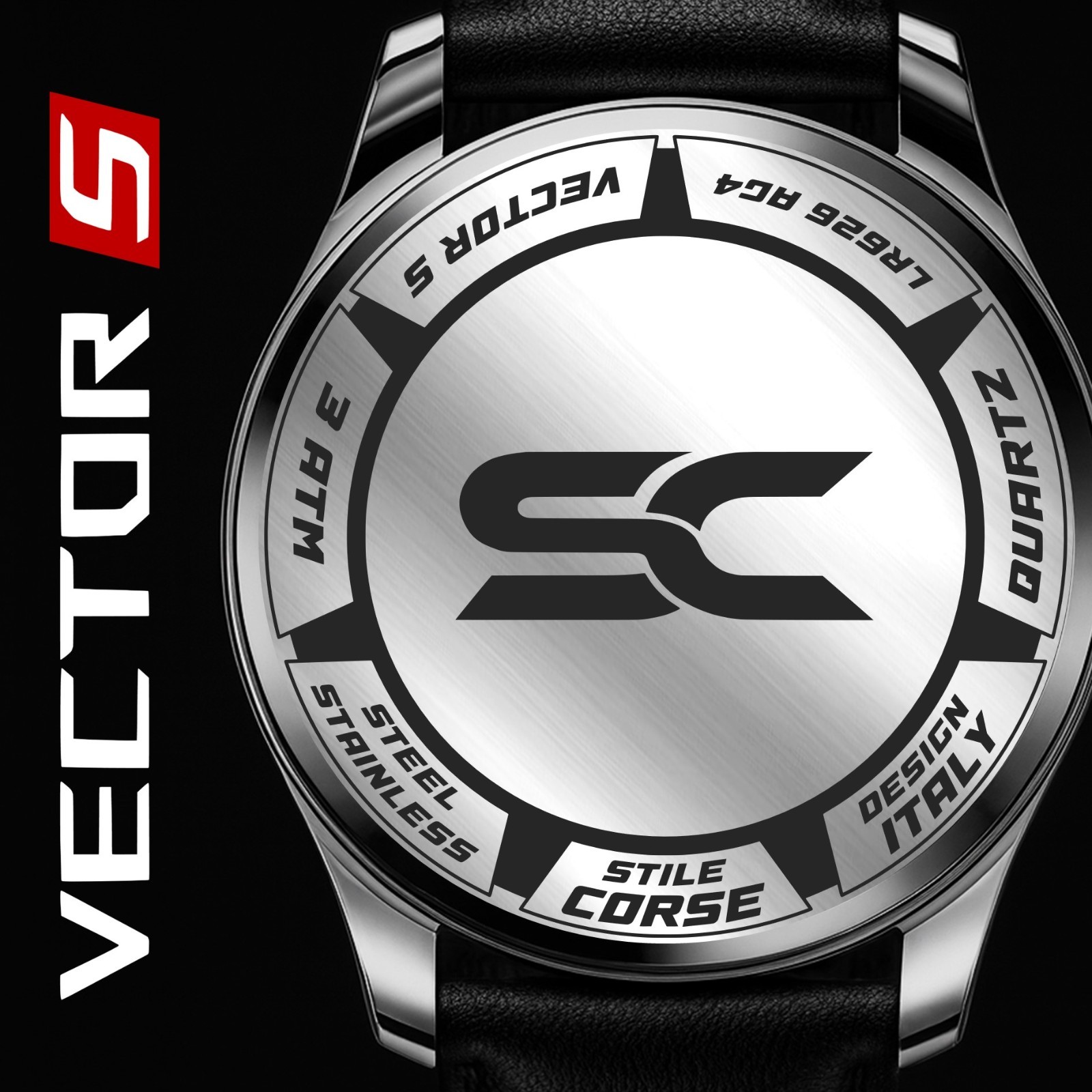 Ducati Sport Italia Strip Panigale Racing Fan Art Quartz Wrist Watch