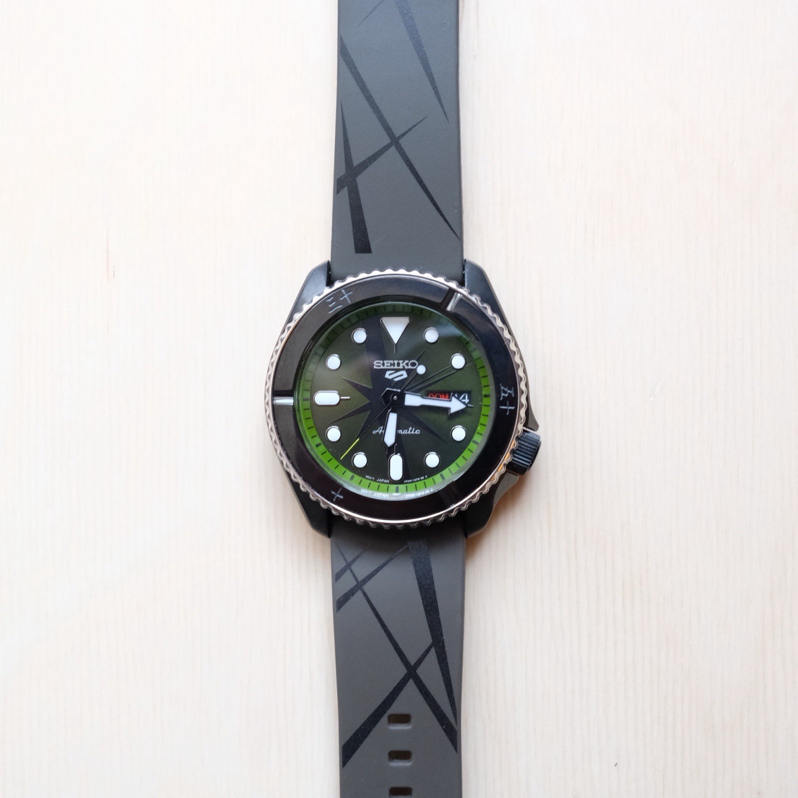 Seiko 5 Sports One Piece Zoro Limited Edition Watch SRPH67