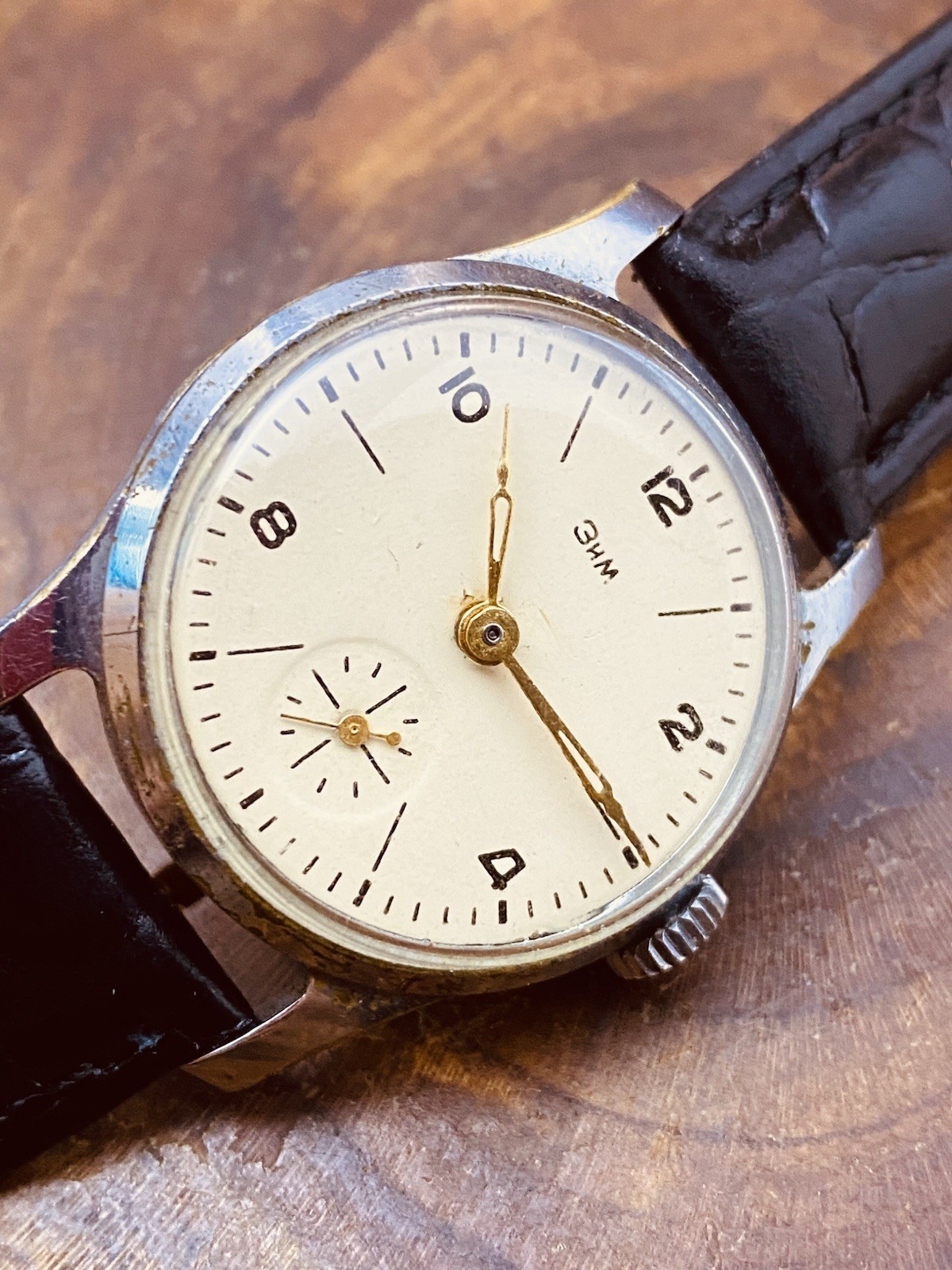 Watch ZIM Pobeda 2602 Original Dress Watch Washer Vintage Soviet USSR #6774