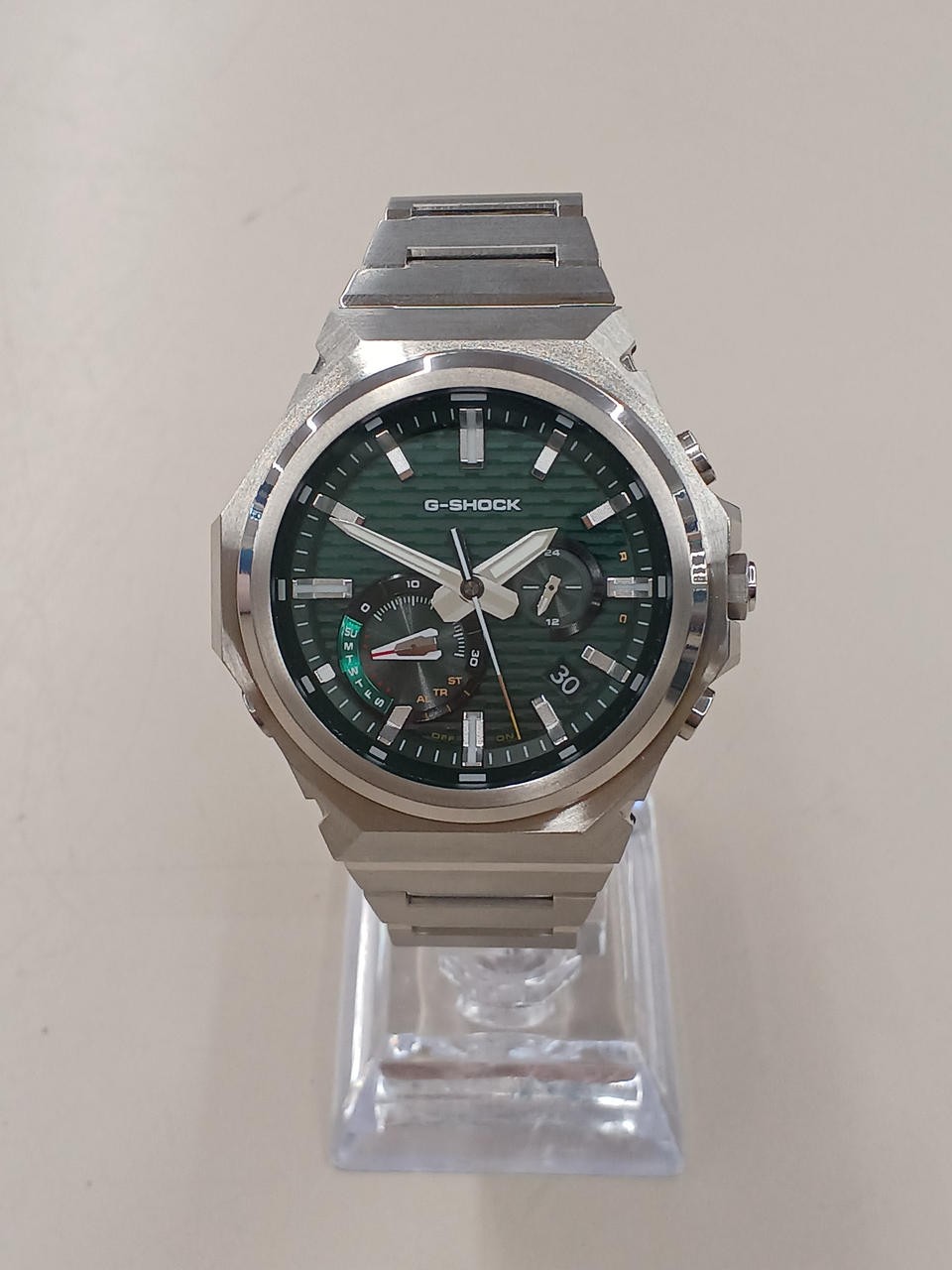 CASIO G-SHOCK GST B1000D 3AJF Silver Solar Men Watch Auth Japan