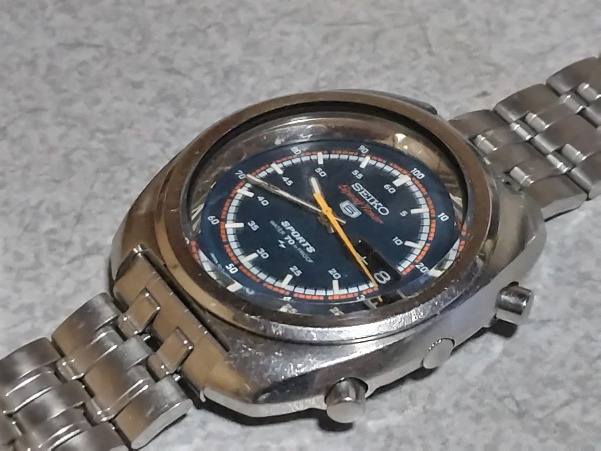 [B1P] Seiko 5 Sports 7017 8000 JDM Flyback Chronograph Automatic [g8t]