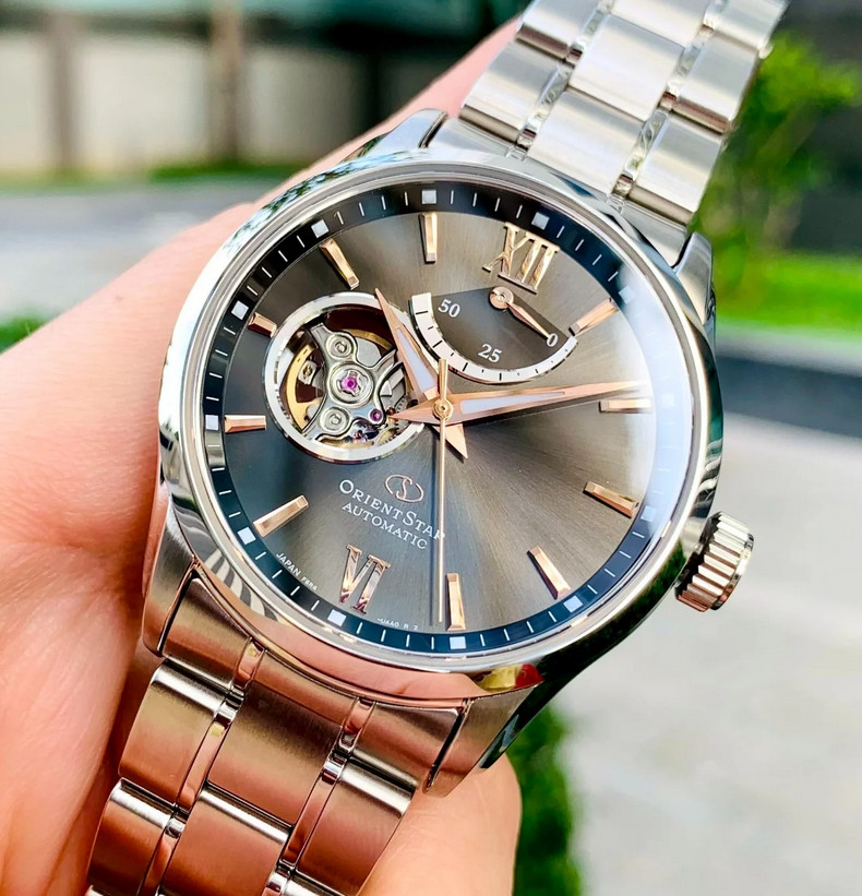 Orient Star Automatic Gray Dial Sapphire Crystal Men’s Watch RK-AT0009N
