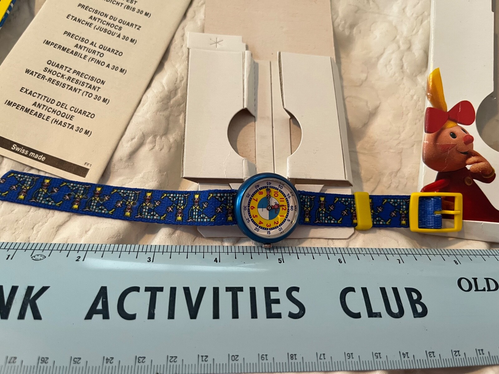 Vintage 1997 FLIK FLAK THE SWISS WATCH FOR CHILDREN swatch water resistant NIB