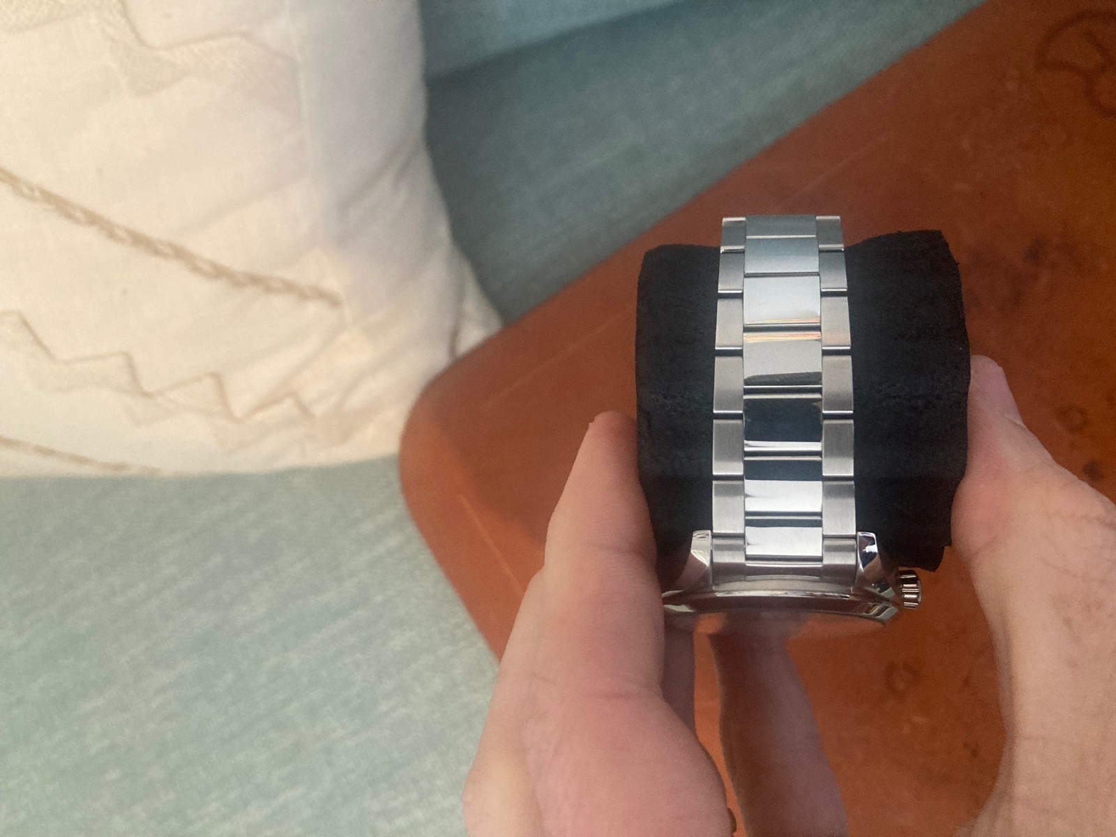 OMEGA Aqua Terra 38mm Blue Men’s Watch – 220.10.38.20.03.001