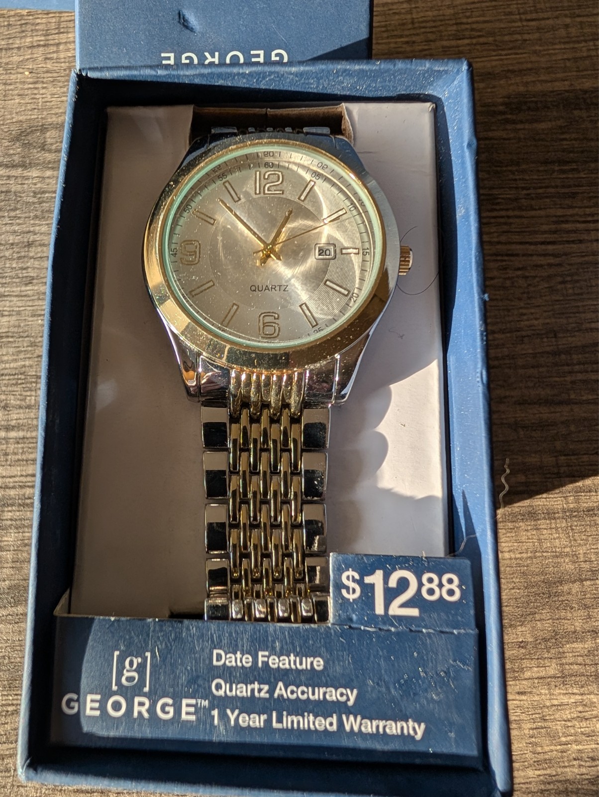 A Lot of 7 GEORGE Men’s Watches New In Boxes some need batteries