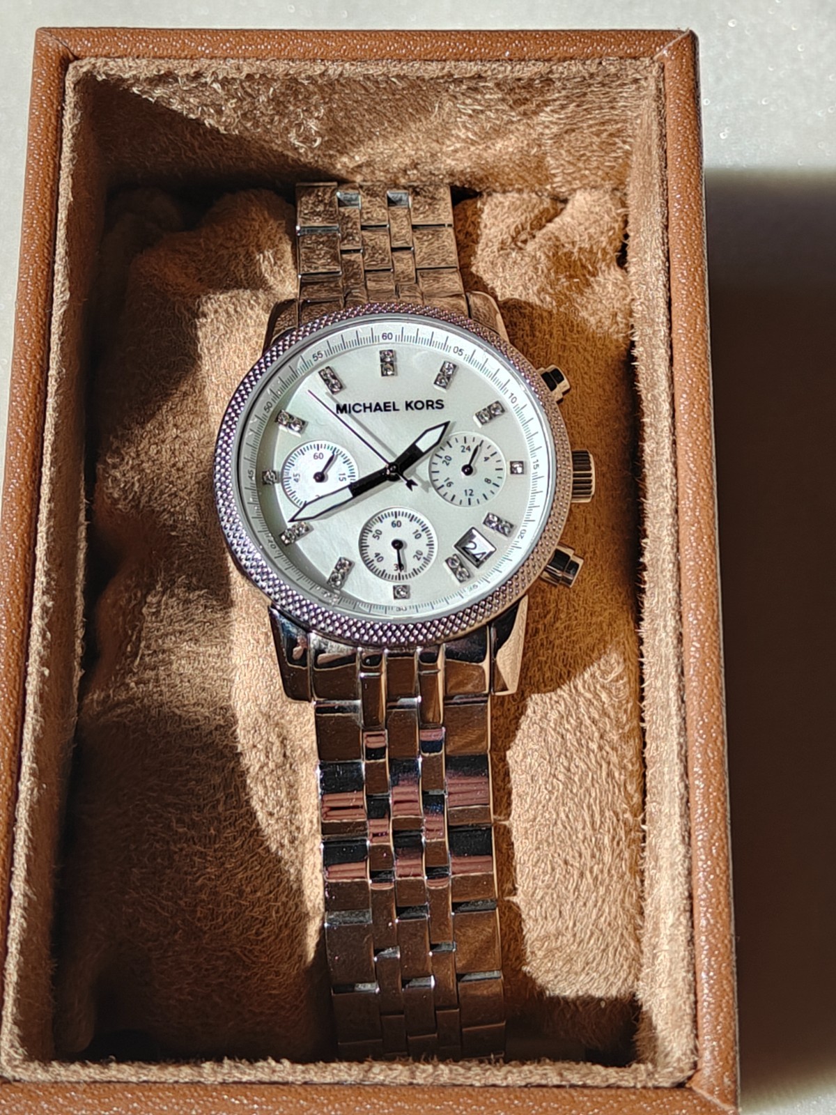 Michael Kors Ritz Silver-Tone MK5020 Wrist Watch for Women