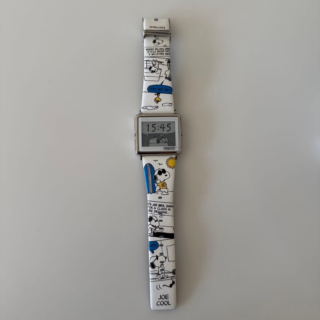 Epson Smart Canvas Snoopy Watch China Release Chinese Language New Battery MINT