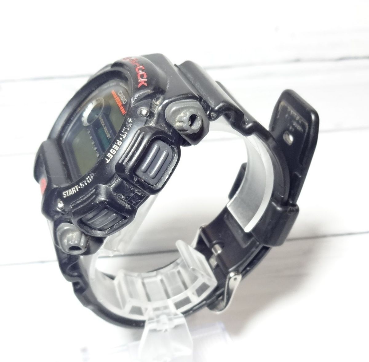 Black x Red Classic Model G SHOCK DW 9052 Working Condition