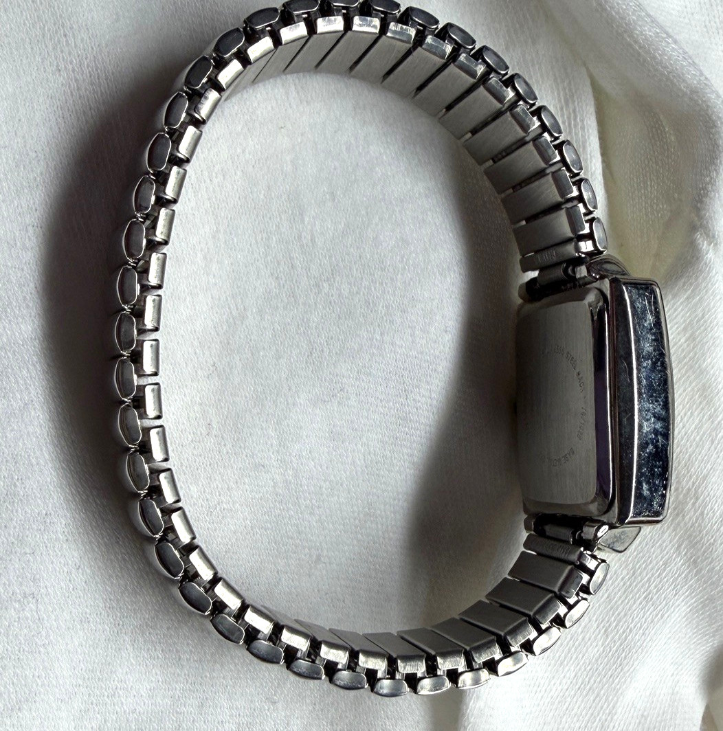 Womens Wristwatch Sz. 6.5″ Silver Stainless Band | Diamond Quartz | New Battery