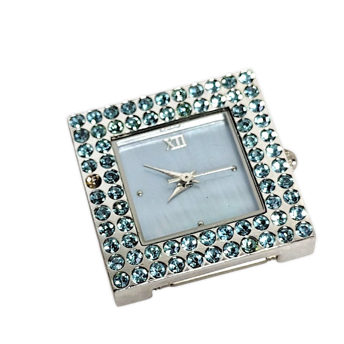 Allude FMDAL 179 83 Watch DIAL ONLY NO BAND SQUARE FACE BLUE GEMSTONE READ BELOW