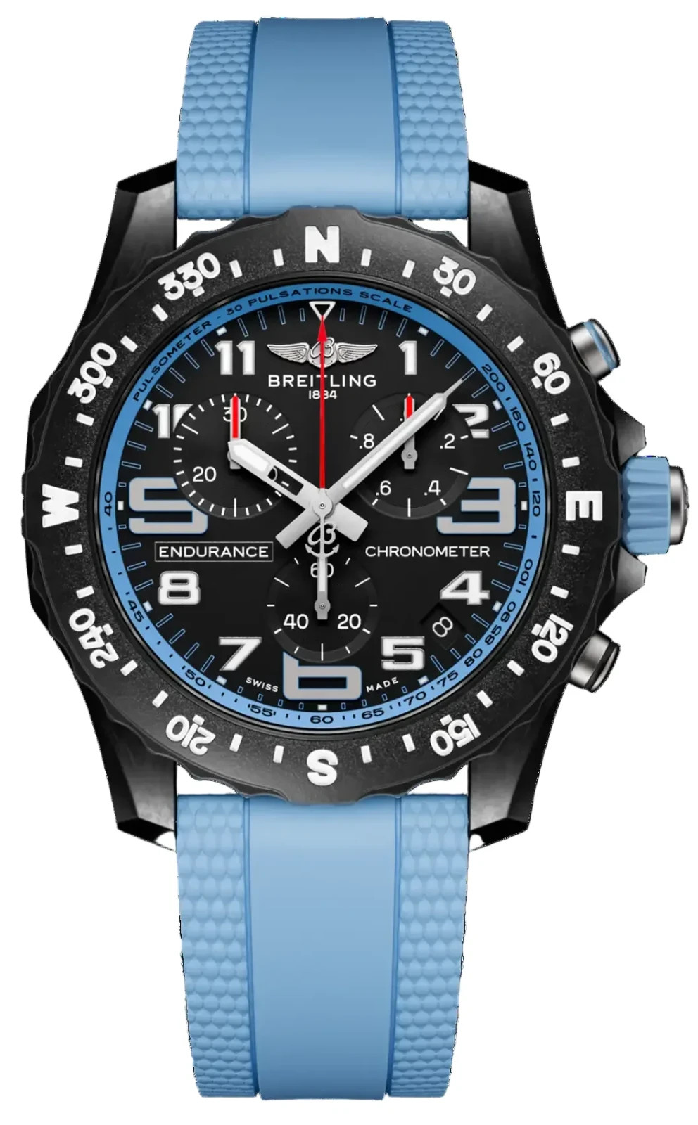 Breitling Endurance Pro 44mm Black Dial Chronograph Polymer Men’s Watch X82310
