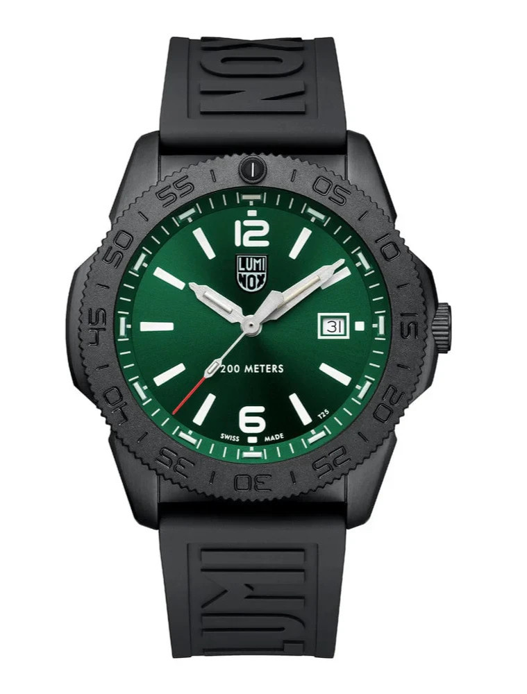 New Luminox Pacific Diver XS.3137.B 44mm Swiss Green Dial Watch Sapphire Crystal