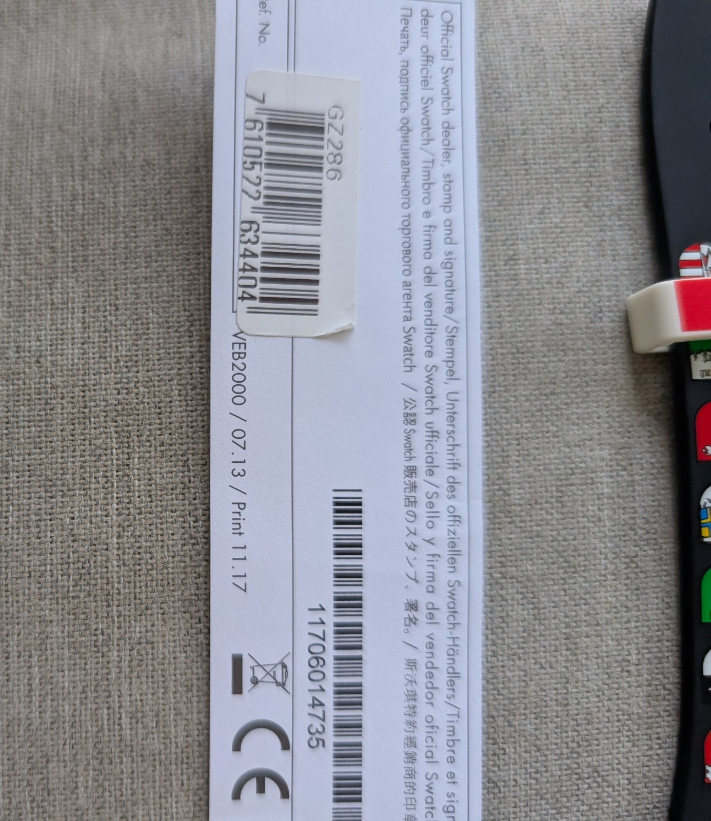 Swatch Swiss Exclusive Watch D’Schwizer GZ286 – New in case with papers