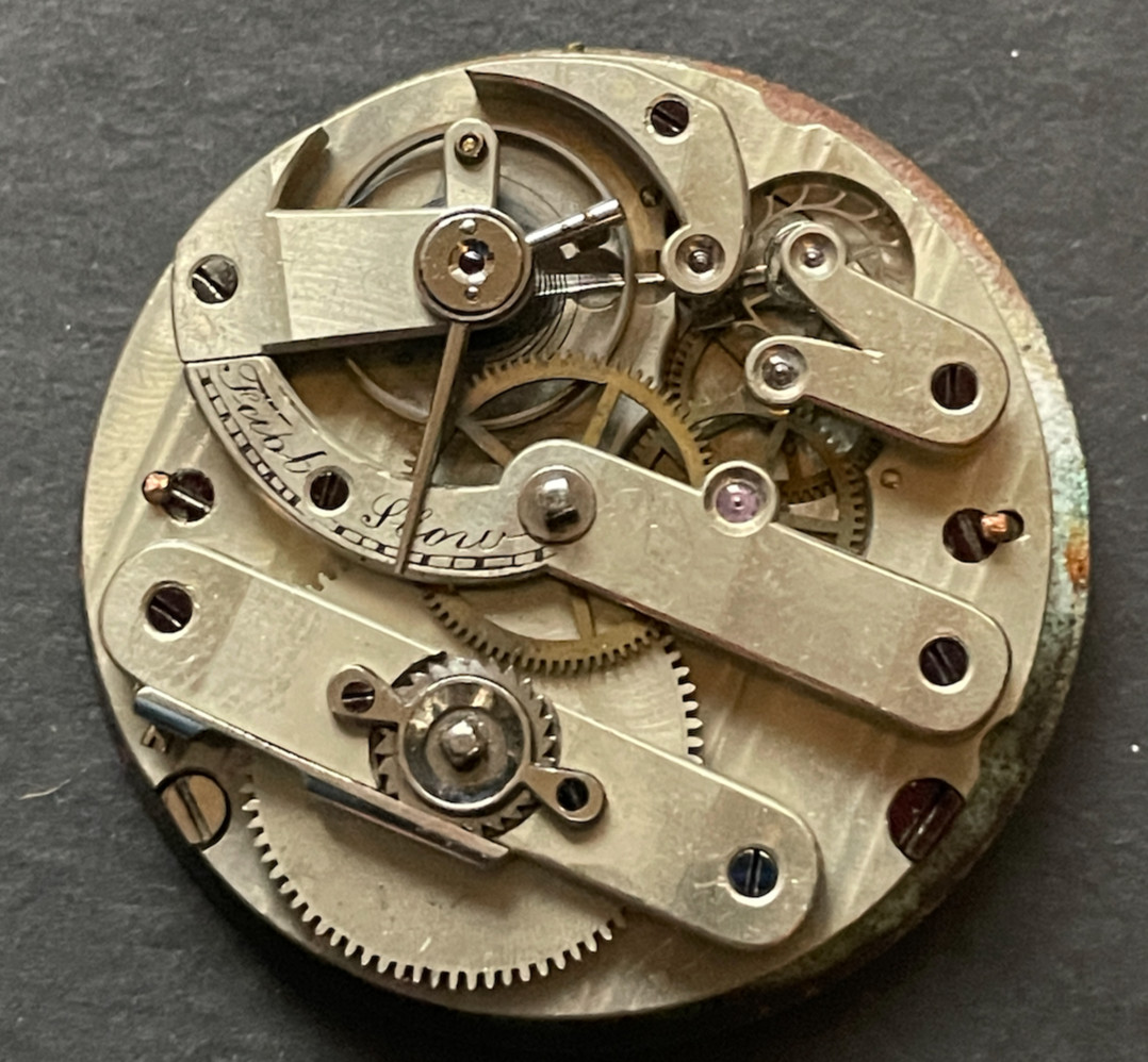 Antique Unsigned High Grade Pocket Watch Movement Running Ticks 38.2mm Swiss
