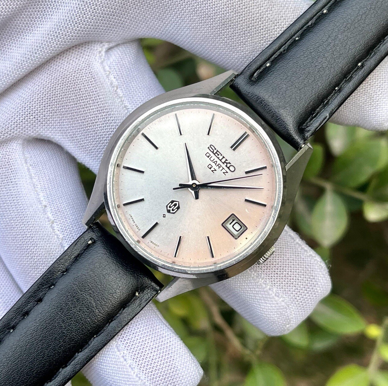Vintage Seiko QZ Patina Dial JDM Dress Formal Japan Men’s Quartz Watch 0922-8000