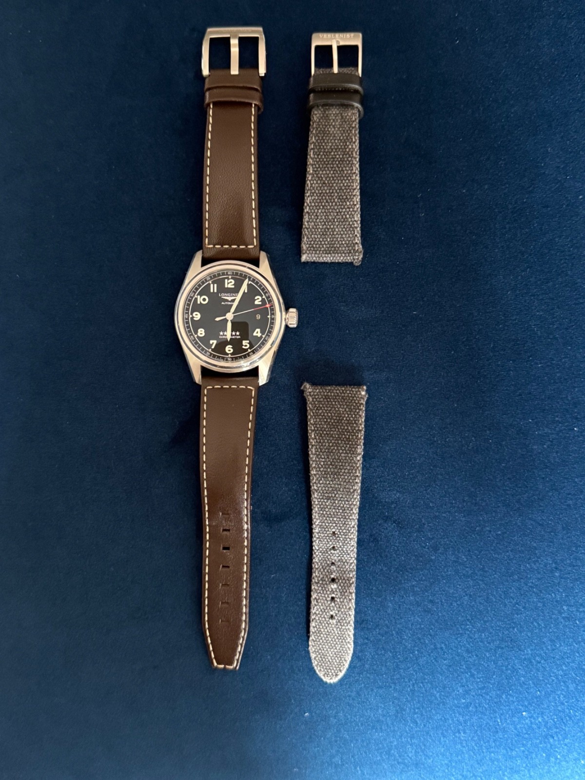 Longines Spirit Auto COSC 40 mm – Black Dial w/Leather Reference: L3.810.4.53.0
