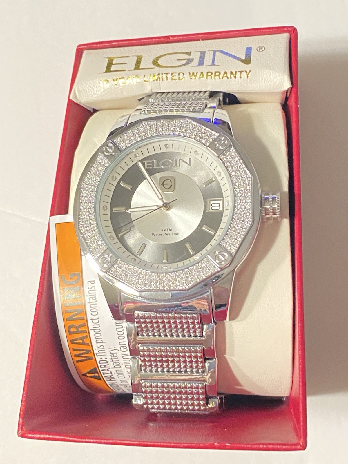 Elgin Men’s Watch FG160032 Water Resistant