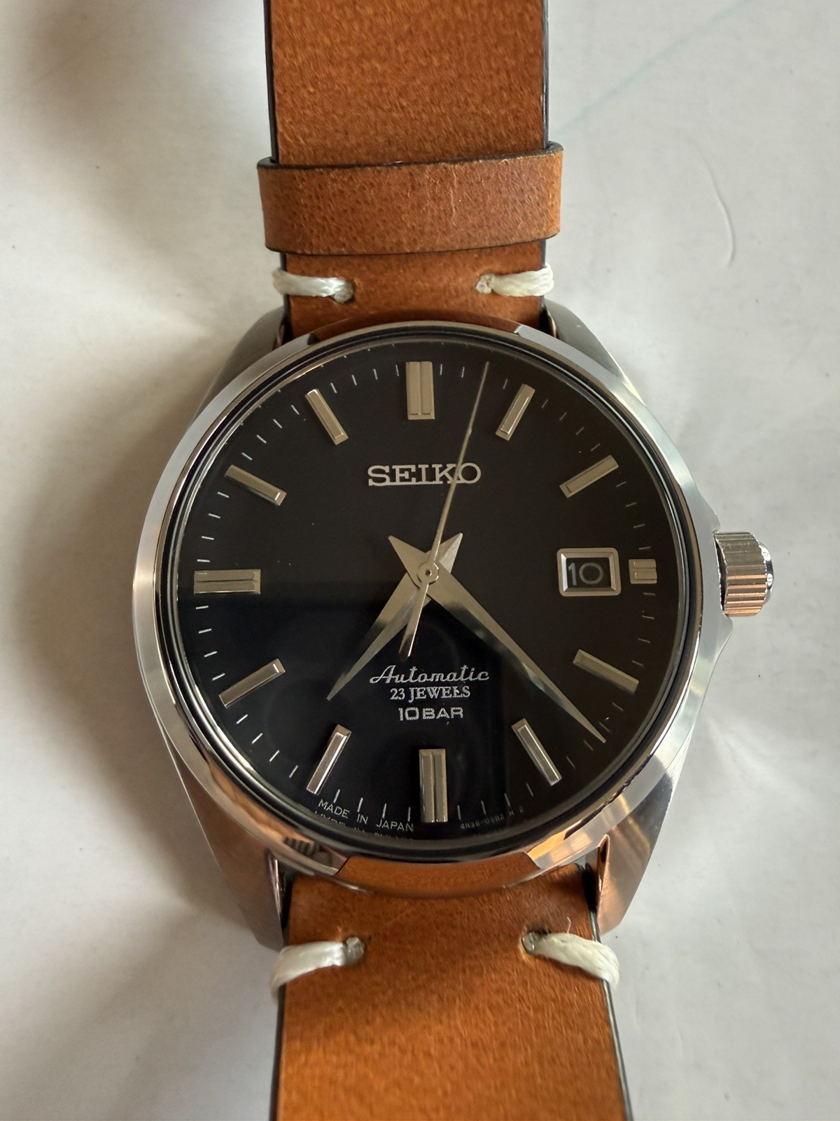 Seiko SZSB012 JDM Automatic Mechanical Dress Line Black Dial 4R35 40mm