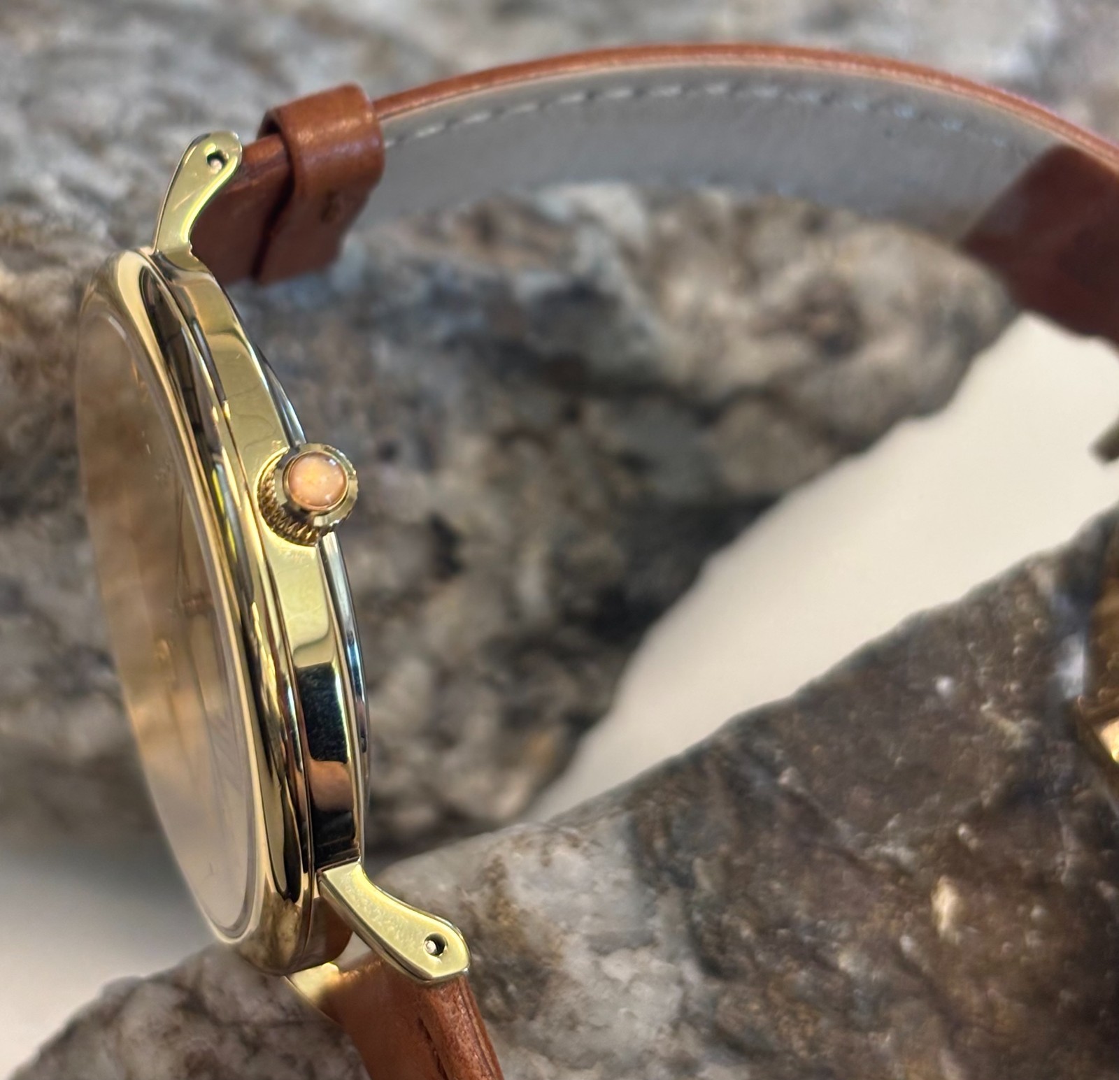 Clogau Welsh Small 19.5cm Staineless Steel Yellow & Rose Cynefin Watch Wales