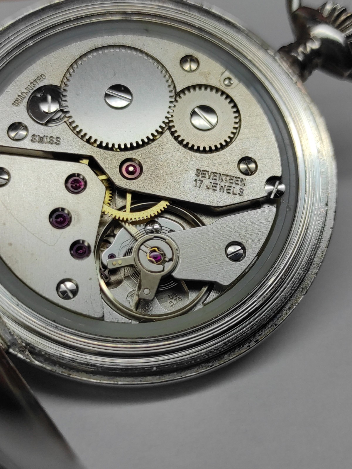 Andrè Valiant turkish railway pocket watch mechanical swiss made UT 6497