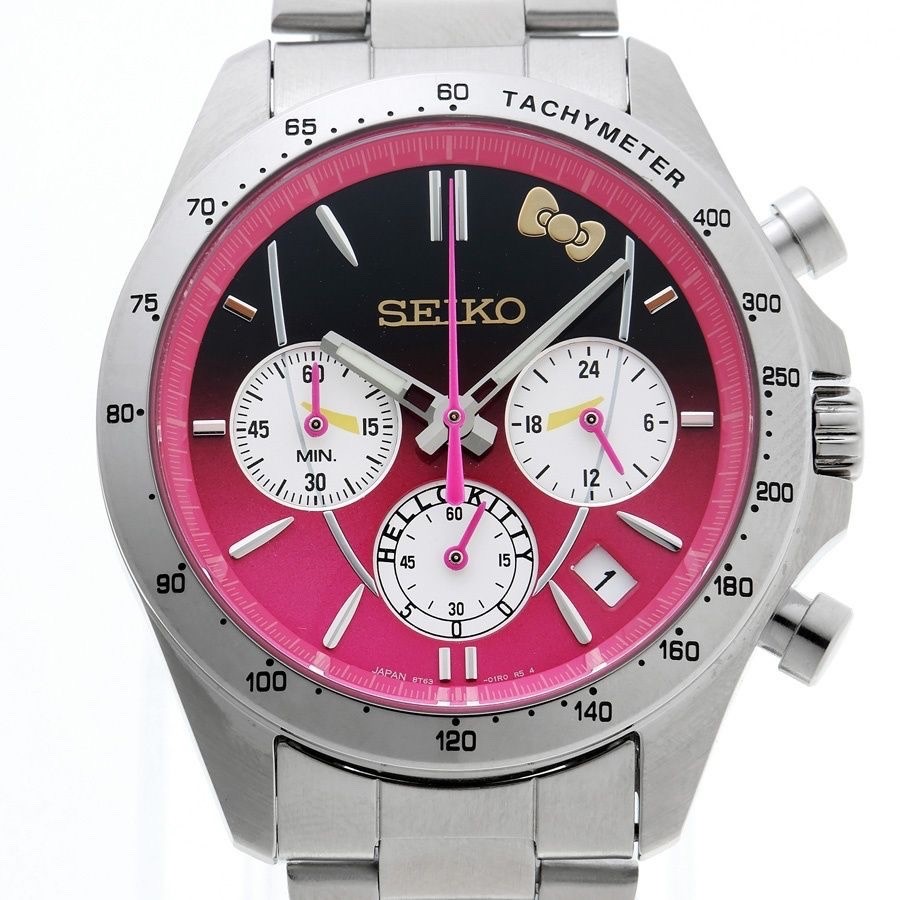 SEIKO × Hello kitty 500 Series Shinkansen 25th Anniversary wristwatch Sanrio