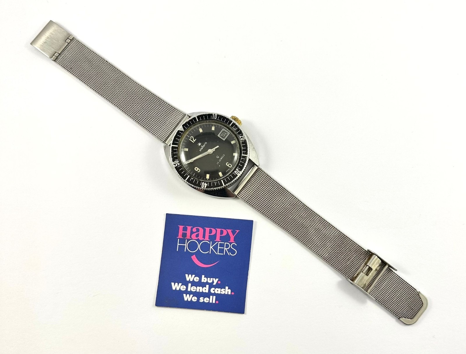 VINTAGE STELLARIS MANUAL WINDING WATCH CIRCA 1970S MADE BY SEIKO)