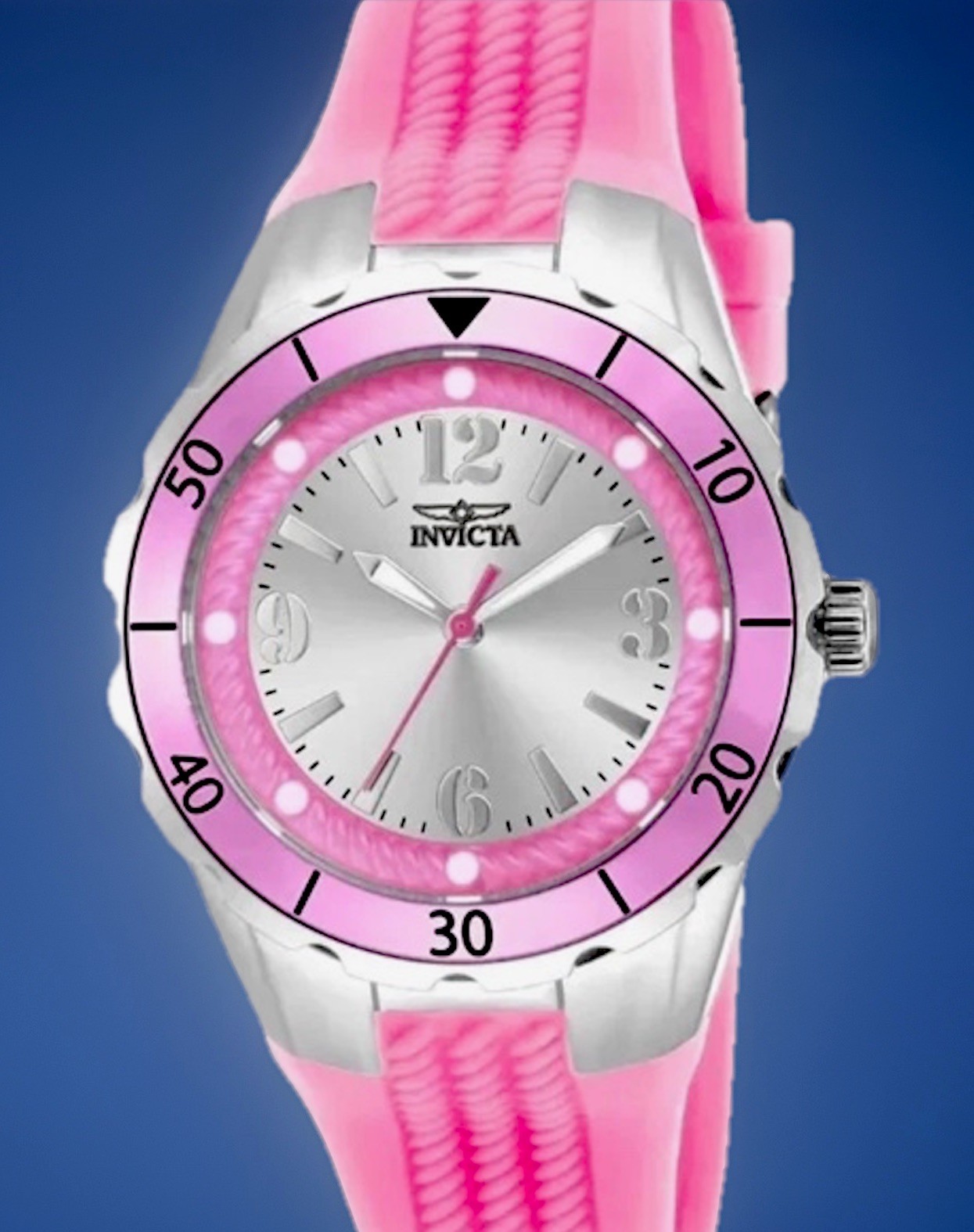 Invicta Angel Halo Trinite, 38mm, 8” Adj Wrist, WR 100m, New/Box/3yr Wnty, 17480