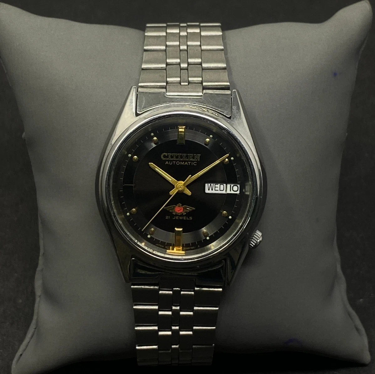 Vintage Citizen Automatic 8200A Japan Movement Day-Date Men’s Wrist Watch