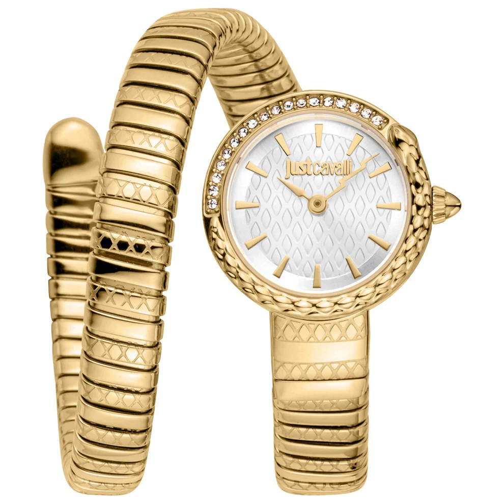 Just Cavalli RC1L301M0025 Women’s Gold Bracelet White Dial Quartz Watch