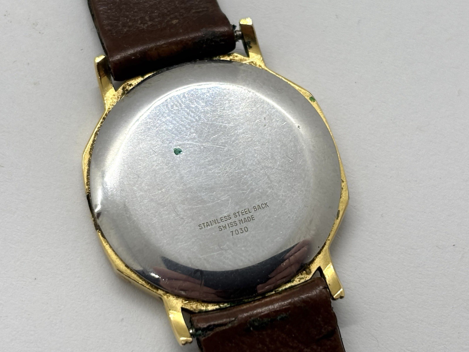 Vintage Mens Raymond Weil Geneve 17 Jewels 7030 Wristwatch – for repair