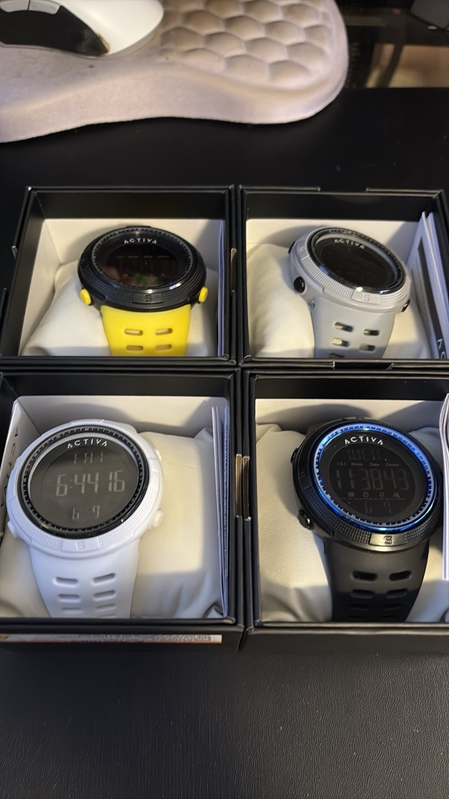 Activa X Invicta DIGITAL ESSENTIALS Men’s Watch – 50mm. ACW1915 Lot Of 4 New