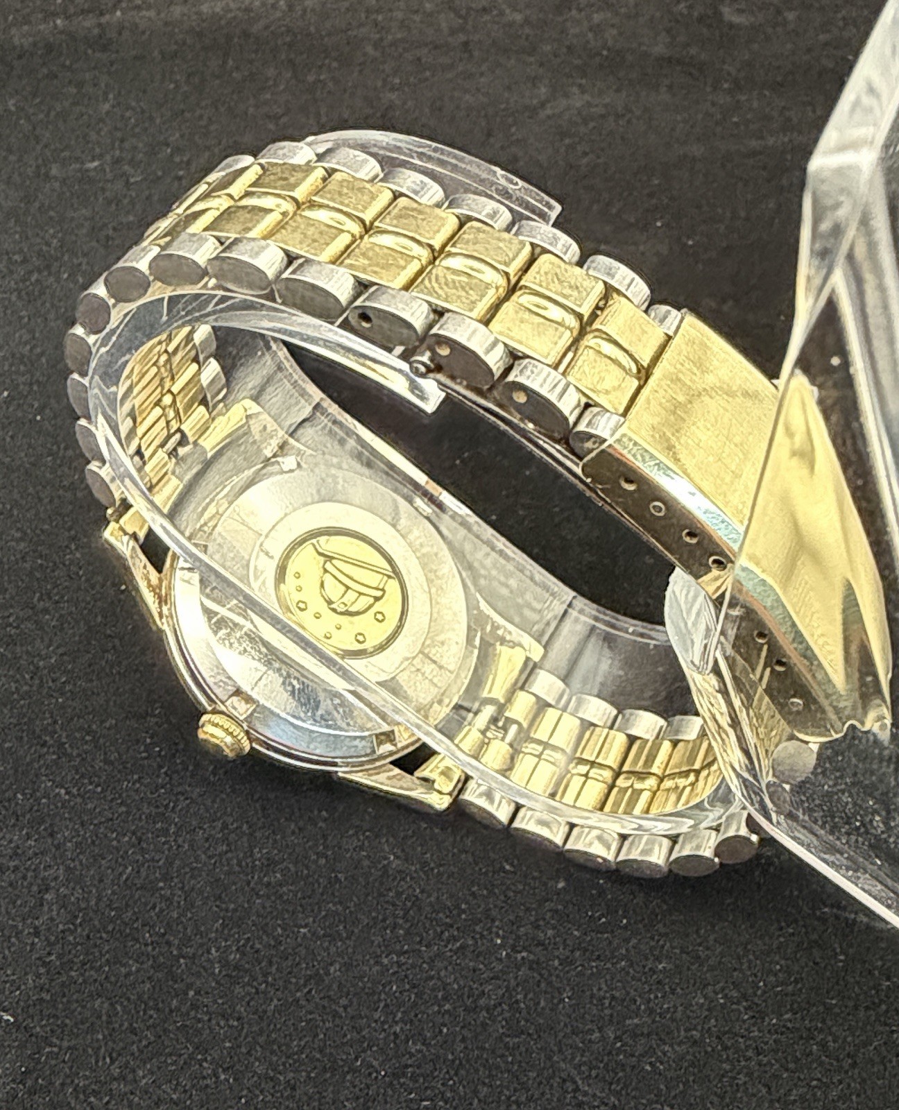 Vintage Omega Constellation Calendar 24J Wrist Watch w/ 14k GF Trim | Works