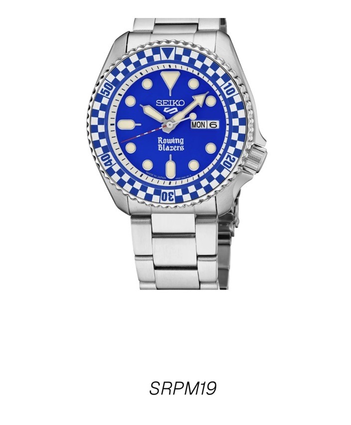 Seiko 5 x Rowing Blazers x Wind Vintage 2026 Limited Edition – Blue – 42mm