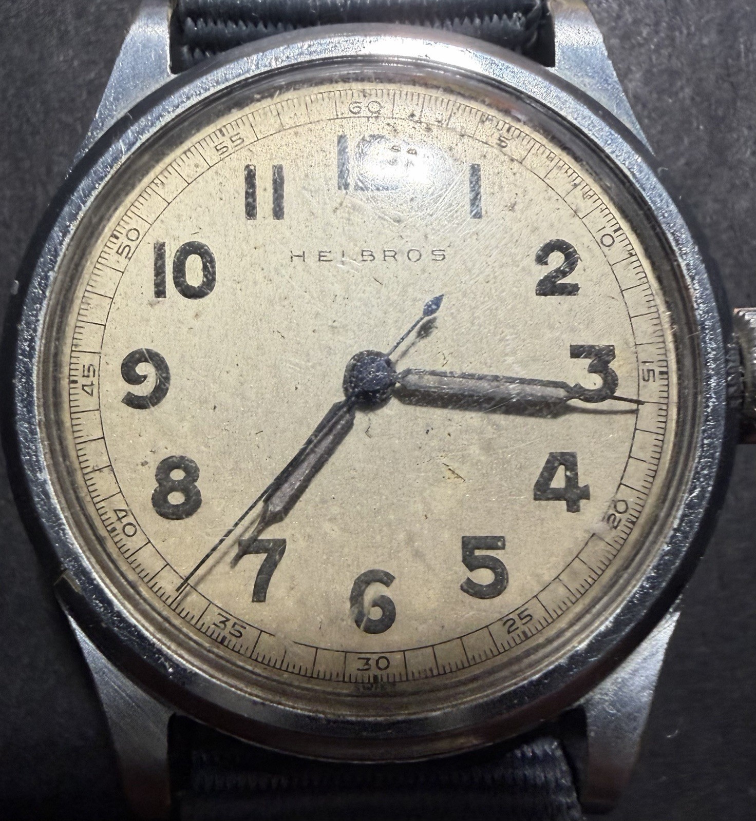 40’s Helbros WII German DH Military-Original Condition-Only 1 on eBay-RARE.