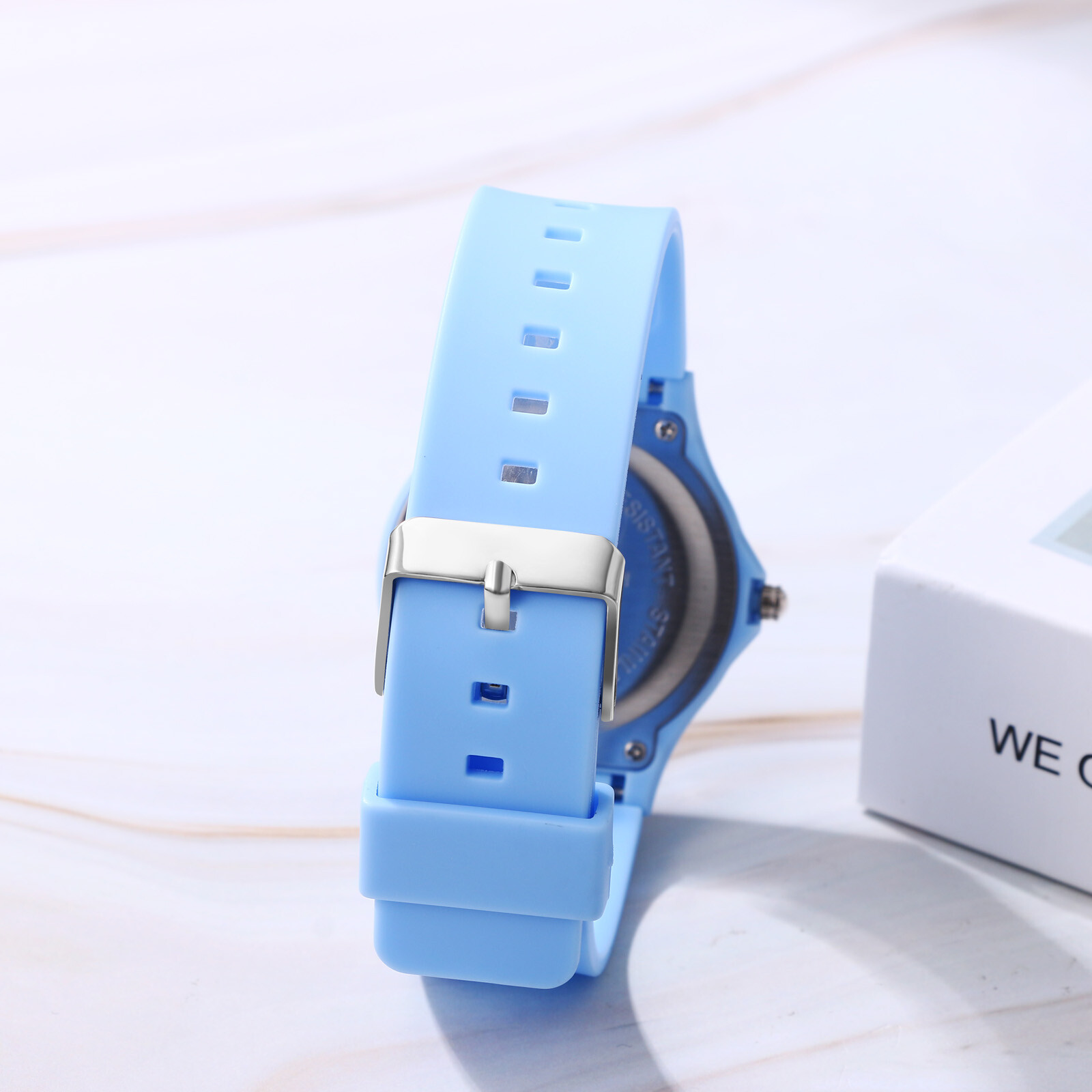 Men Women Boys Girls Jelly Silicone Band Simple Round Sports Quartz Wrist Watch
