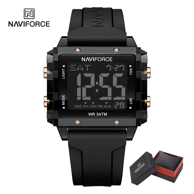 2025 New Design Women Watch Silicone Strap LED Digital Sports Fashion Casual