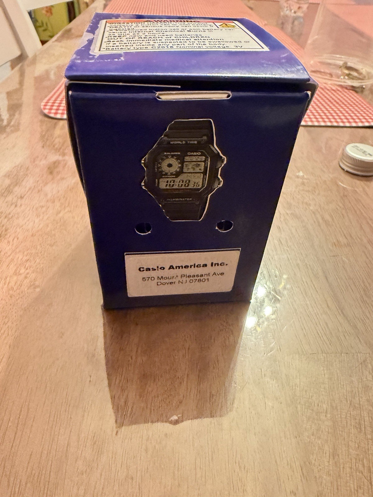 Custom mod “Royale Saiyan” Casio World Time Digital Quartz AE1200WH-1A
