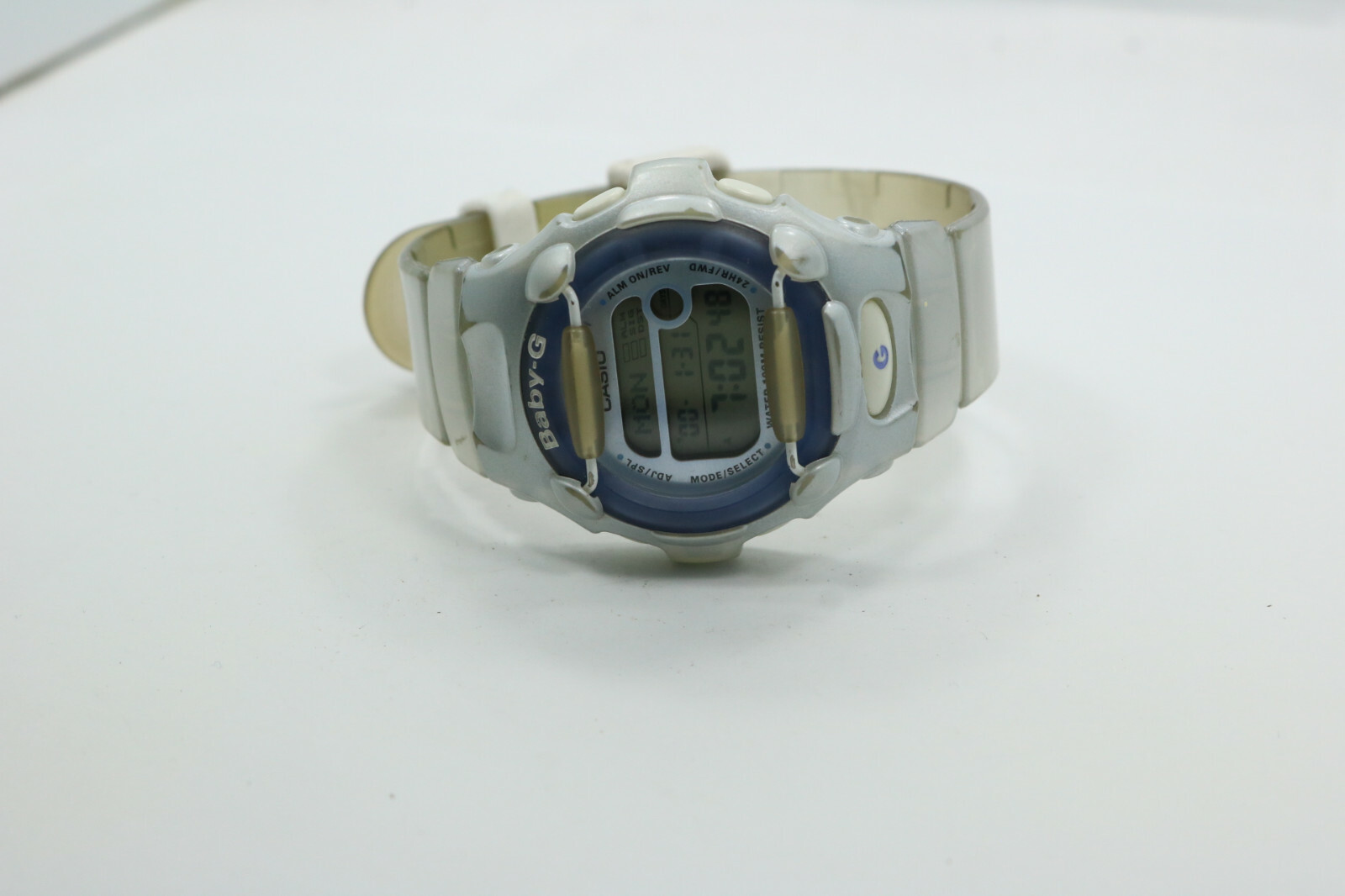 Women’s Casio Baby-G 2286 Ice Blue Dual Time Digital Watch New Battery