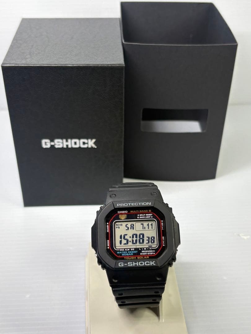 G-Shock GW-M5610U-1JF Digital Radio Solar Black Watch Japan 076945