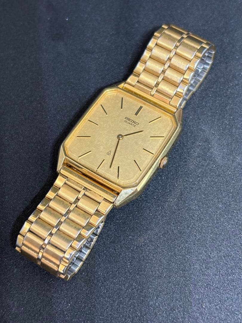 Slim Type ’83 February Manufactured Seiko QZ Gold Dial