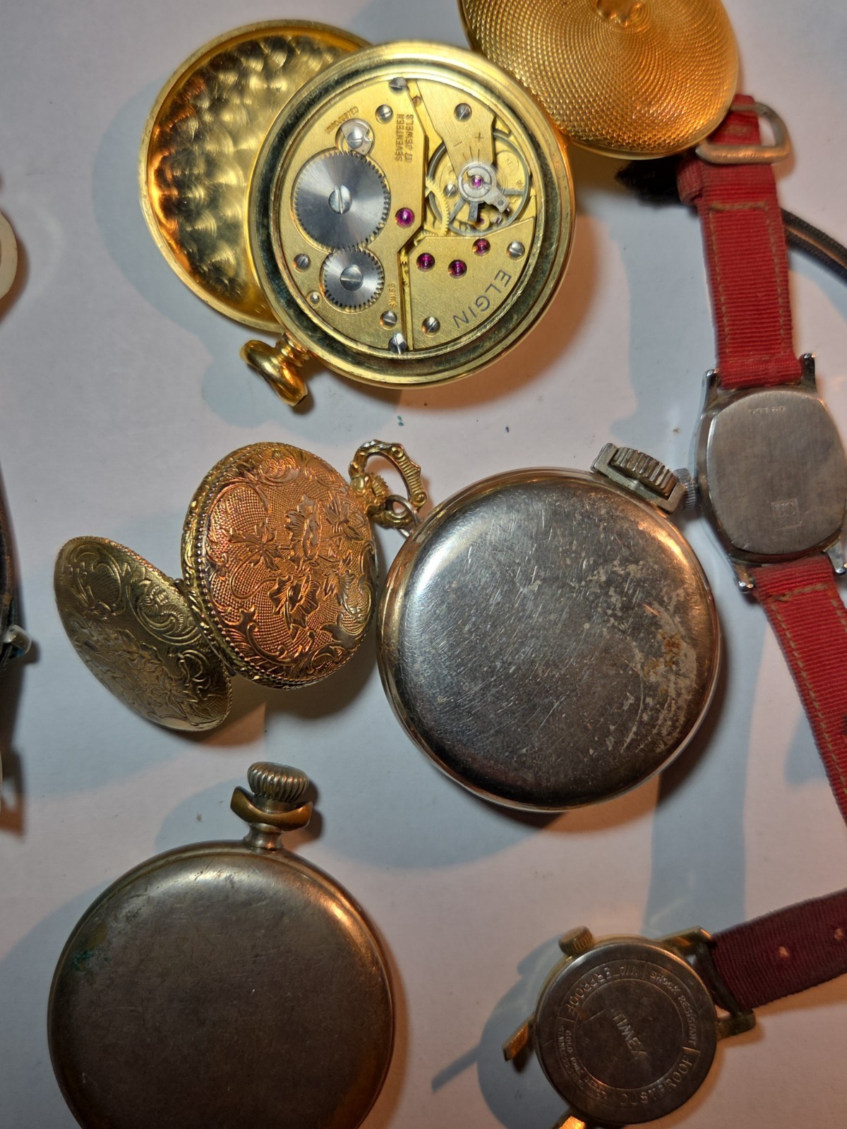 Mechanical Watch Lot, Parts or Repair, None Are Running