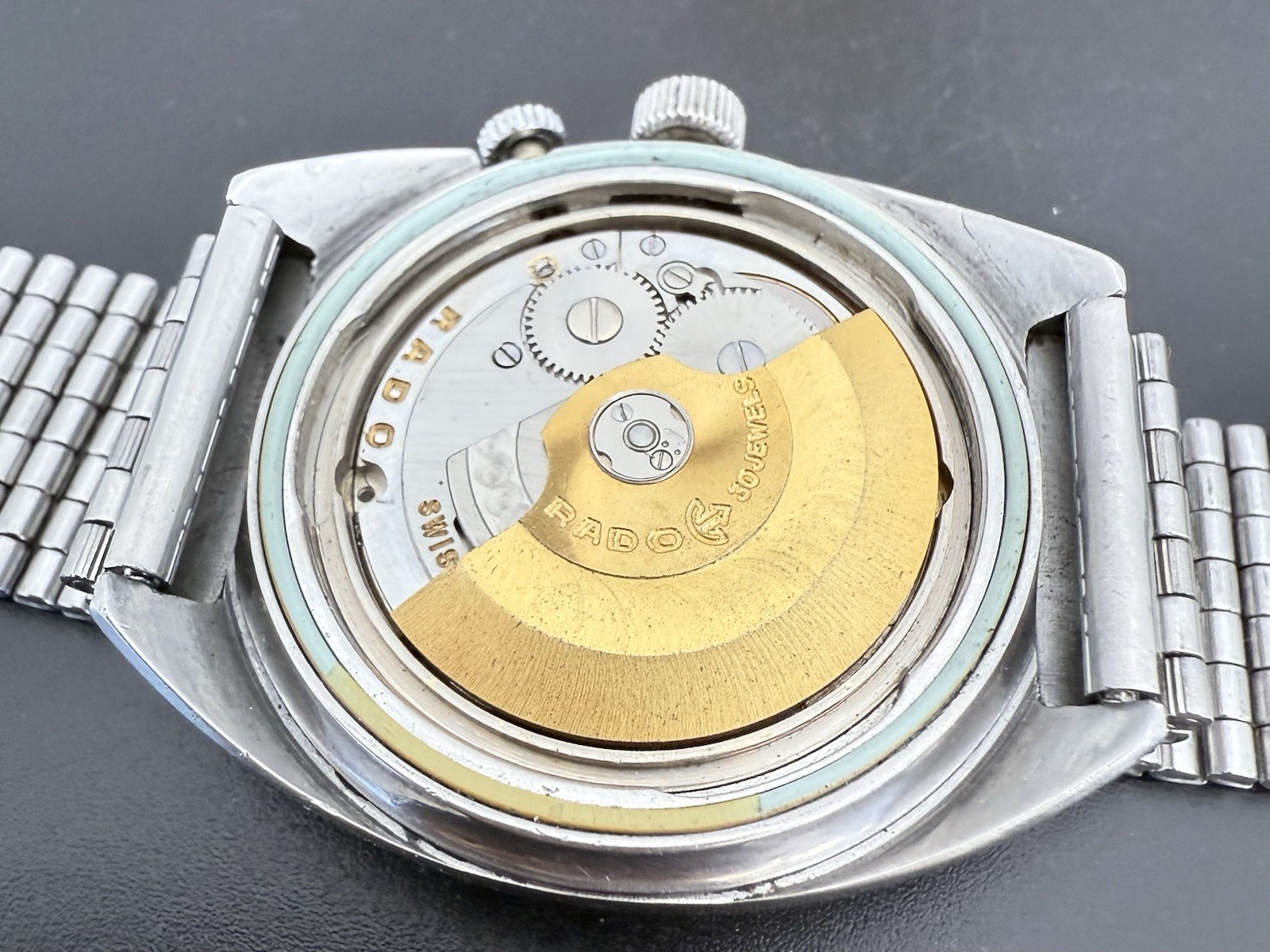 Vintage Rado Captain Cook Diver Automatic Steel 1960s Watch Rotating Bezel