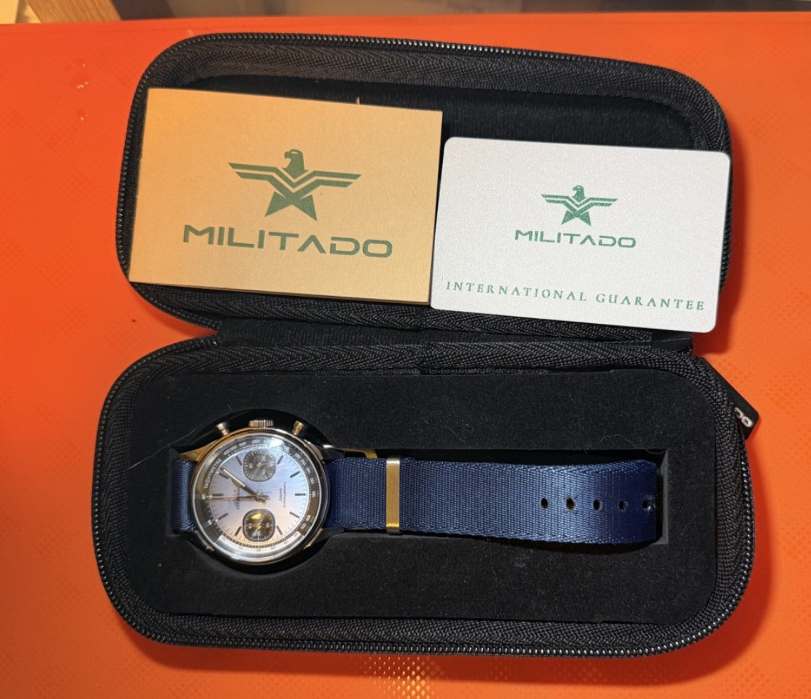 Militado ML23 Quartz Chronograph Miyota 6S21 movement- Used