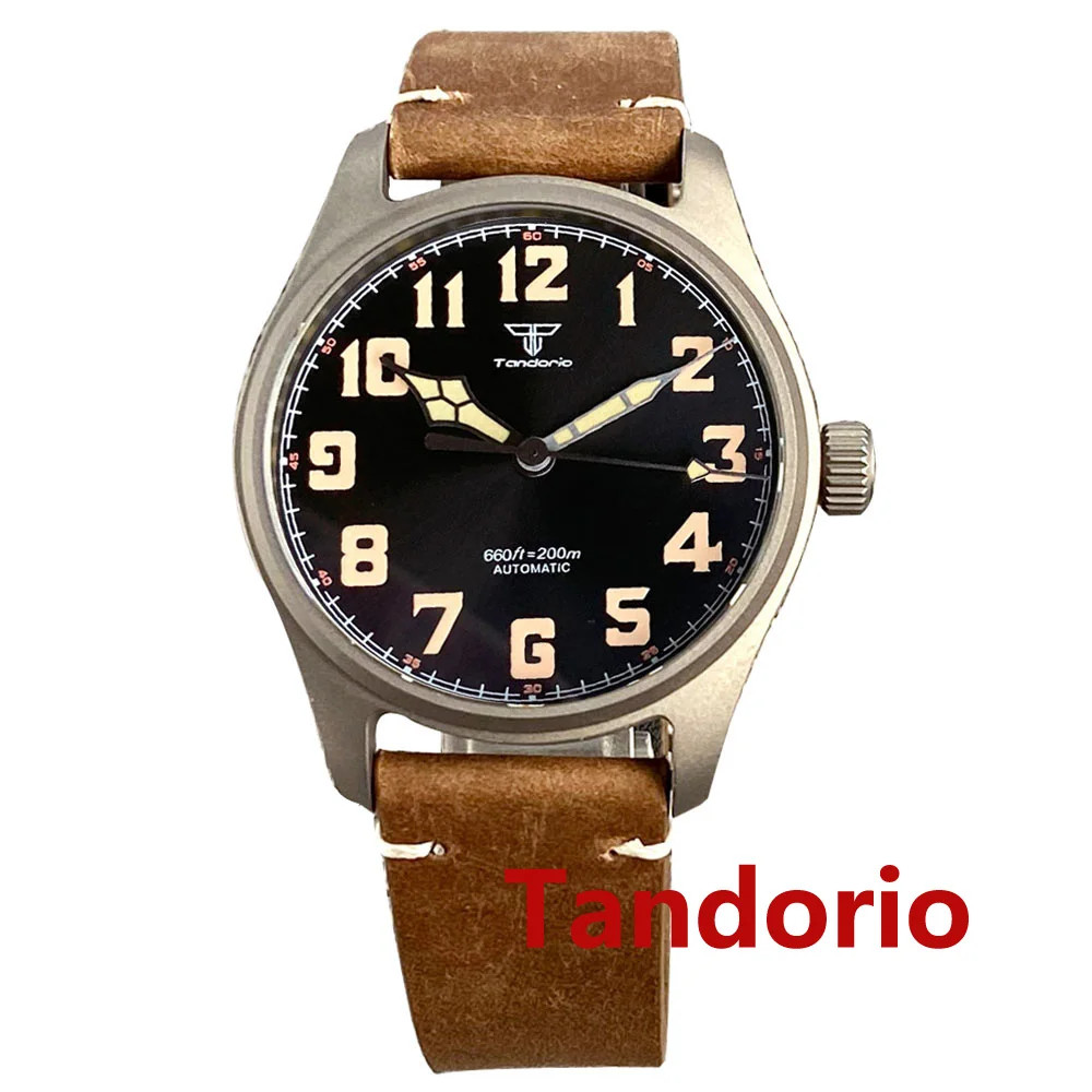 New 39mm Titanium Automatic Diver Men Watch For Japan NH35 Sapphire Glass 20ATM
